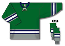 green hockey jersey